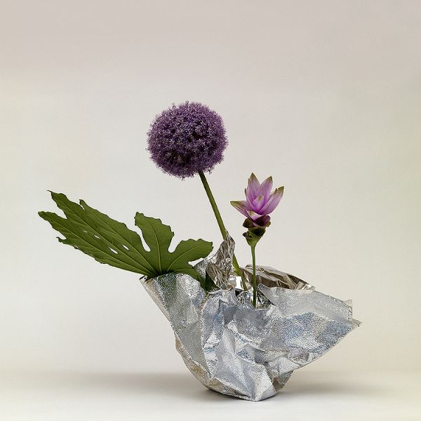 Flower in Aluminium foil